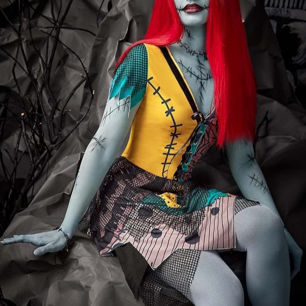 Sally Nightmare Before Christmas Costume Spirit Halloween Womens Medium